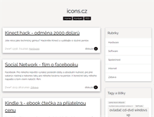 Tablet Screenshot of icons.cz